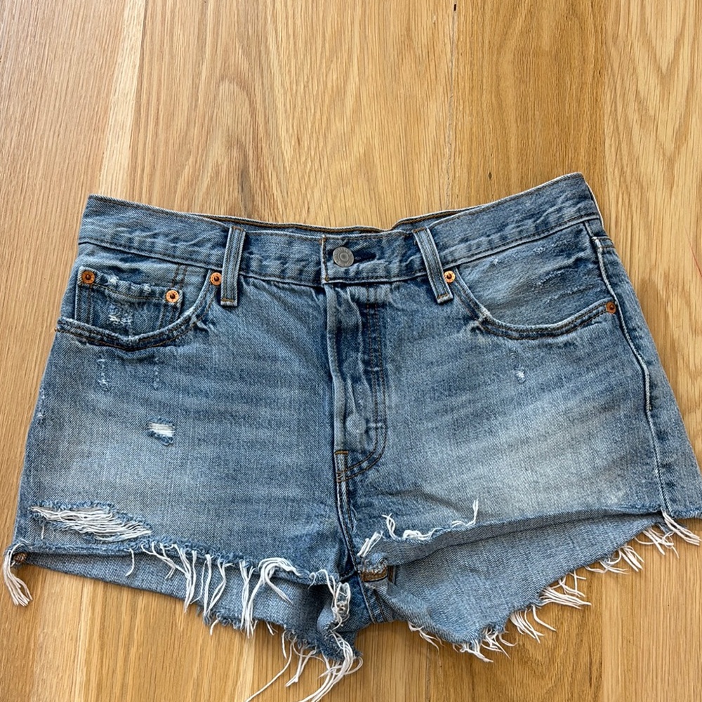Levi's Blue Jean Shorts